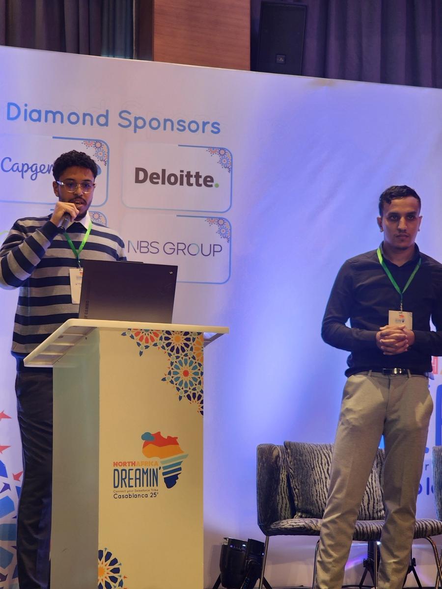 A group of Ark-x Salesforce alumni win 3rd place at the Hackathon organized by North-Africa Dreamin